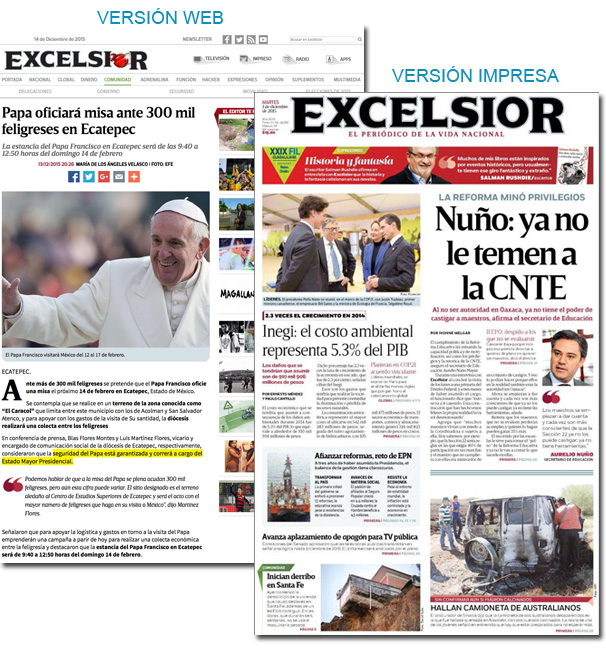 Periódico Excelsior - México