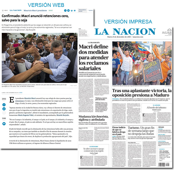 Periódico La Nación - Argentina