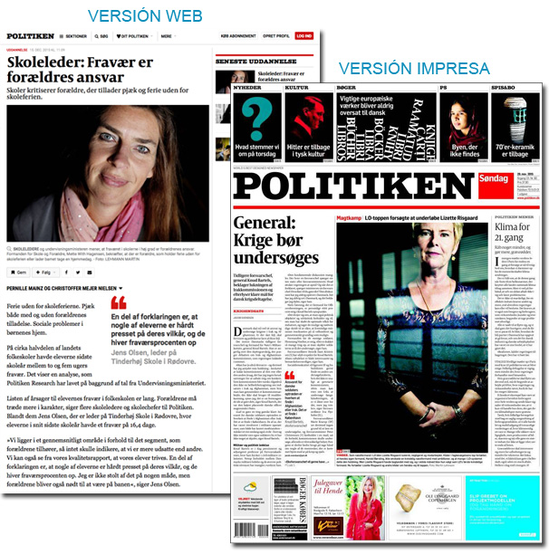 Periódico Politiken - Dinamarca