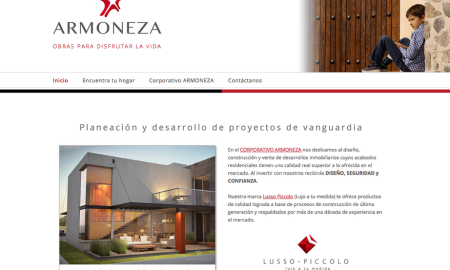 Diseño y desarrollo para Armoneza