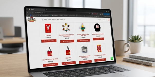 Pollo Feliz La Merch pagina web y SEO